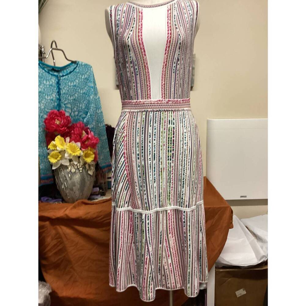 NEW IVKO women's sleeveless dress in off white